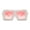 White (Pink), variant on Fuzzy Fluffy Sunglasses Oversized Square Rectangle Frame UV400 Pink