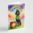 thumbnail image 3 of Cairn Terrier St Patrick's Day Greeting Cards Pack of 8 7 in x 5 in, 3 of 20