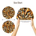 thumbnail image 5 of Rateoe Zebra Pattern Silk Satin Hair Bonnet for Sleeping, Adjustable Sleep Cap Turban for Women , Curly Straight Hair Long Large Braid, 5 of 6