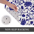 thumbnail image 3 of Non Slip Door Mat, Blue And White Porcelain Fast Drying Bath Tub Mats, Absorbent Bathroom Rugs Entrance Welcome Mat, Bath MatS for Tub, Floor, Home, Kitchen, Hotel,16x24in, 3 of 7