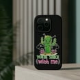 thumbnail image 4 of DistinctInk MagSafe Tough Case for Apple iPhone 13 Pro Max (6.7" Screen) - You're Stuck With Me - Raised Bezel Screen Guard, 4 of 6