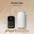 thumbnail image 4 of Calentador de manos recargable Hotdot con pantalla LED de 3200 mAh, 4 of 9