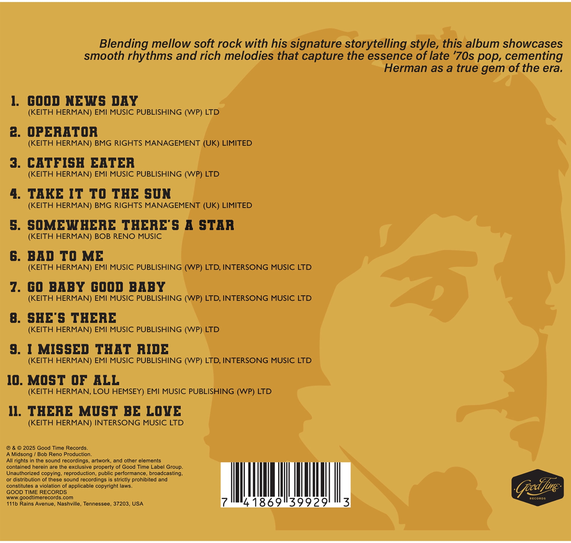 Keith Herman - Good News Day - Music & Performance - CD