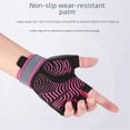thumbnail image 2 of Guantes deportivos para niñas, protectores de muñeca, guantes de ciclismo antideslizantes con barra de medio dedo, guantes de medio dedo para fitness al aire libre para hombres, 2 of 5