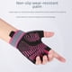 thumbnail image 2 of Guantes deportivos para niñas, protectores de muñeca, guantes de ciclismo antideslizantes con barra de medio dedo, guantes de medio dedo para fitness al aire libre para hombres, 2 of 5