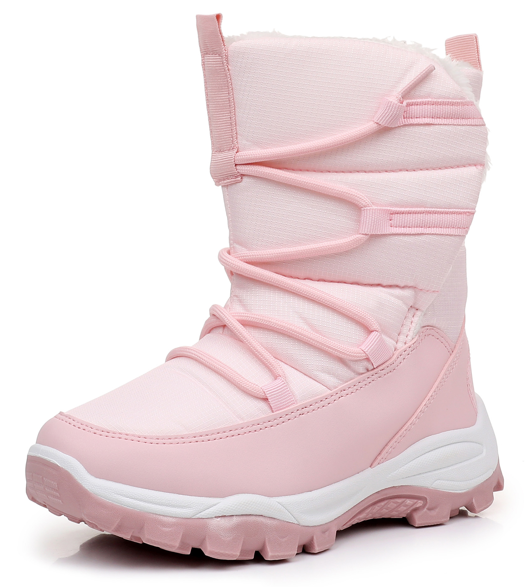 Blikcon Girls Snow Boots Water-Resistant Slip Resistant Warm Winter Shoes (Little Kid/Big Kid)