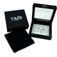 thumbnail image 5 of Yami 6-6.5mm Classic Freshwater Cultured White Pearl Earrings Pearl Studs with 925 Sterling Silver Timeless Elegance for Women, 5 of 11