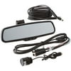 Rear View Safety Backup Camera System With Flush Mount Camera And Mirror Monitor