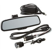 Rear View Safety Backup Camera System With Flush Mount Camera And Mirror Monitor