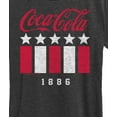 thumbnail image 3 of Coca-Cola - 1886 Stars Stripes - Womens Short Sleeve Graphic T-Shirt, 3 of 5
