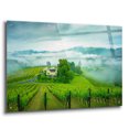 thumbnail image 2 of Epic Art  'Vineyard In The Mist'  by Don Schwartz, Acrylic Glass Wall Art, 36"x24", 2 of 8