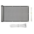 thumbnail image 3 of Balcony Shade Net Balcony Privacy Accessories Cover Anti-corrosive Screen Cover Weather-Resistant Fence Windscreen for Outdoor Backyard Patio Grey, 3 of 9