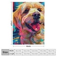 thumbnail image 4 of Orinice Cute Dog Warm Lightweight Blanket Soft Fleece Blankets for All Seasons - Multiple Sizes Available 50x60in, 4 of 6