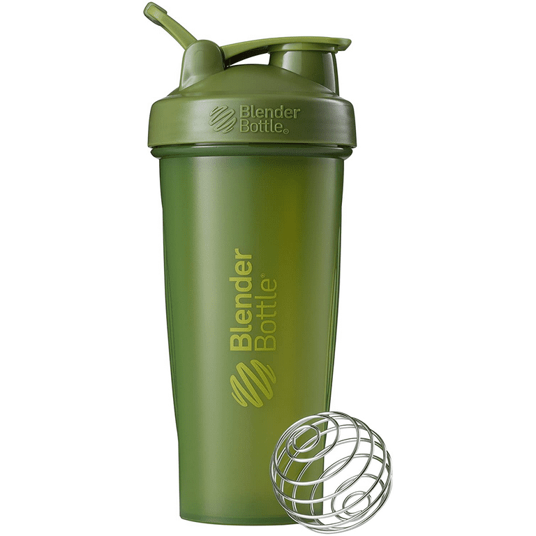 BlenderBottle Classic Shaker Bottle Perfect for Protein Shakes and Pre  Workout, 28-Ounce (2 Pack), Moss/Moss and Navy/Navy & Classic Shaker  Bottle, 28