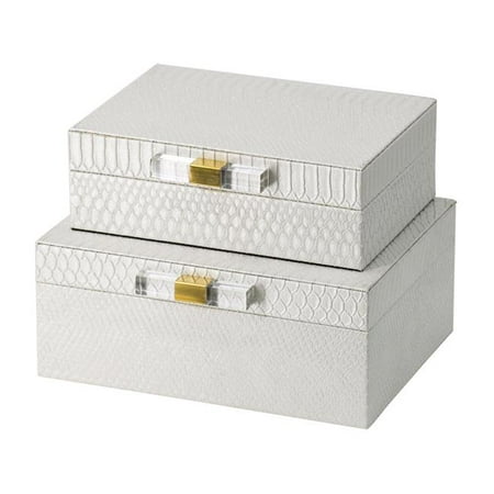 

R16 Home 45491 Snake Skin Whitebox - Set of 2