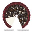 thumbnail image 2 of Kdxio Pirate Skulls Print Christmas Tree Skirt Christmas Xmas Tree Skirts Mat for New Year Holiday Christmas Party Decorations-30", 2 of 6