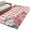 Pink, variant on Pink Flowers 2'x6' Runner Rugs for Hallway Kitchen Non Slip, Spring Floral Butterflies Black White Striped Farmhouse Entryway Rug Runners with Rubber Backing, Long Carpet Runner for Laundry Room