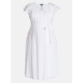 thumbnail image 4 of Terra & Sky Women’s Plus Tiered Cotton Eyelet Dress, Sizes 0X-5X, 4 of 4