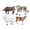 C-4pcs, variant on 4pcs Cattle Figurine Simulated Bull Realistic Animals Cow Educational Figurine for Kids Ages 3-8 - A