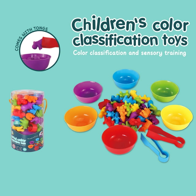 YEYDS Soft Rubber Counting Toy, Early Learning Toy Set for Kids, Teaching Toy for Math Skills Development in Young Children Clearance Sales Today Deals Prime