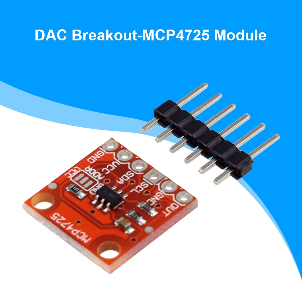 I2C DAC Breakout Module 12Bit MCP4725 Resolution Module For Arduino Raspberry Pi 