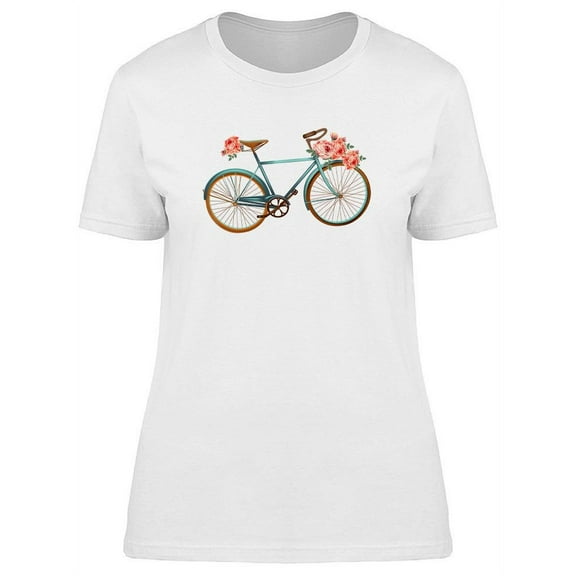 Realistic Bicycle T-Shirt Women -Image by Shutterstock, Female Large