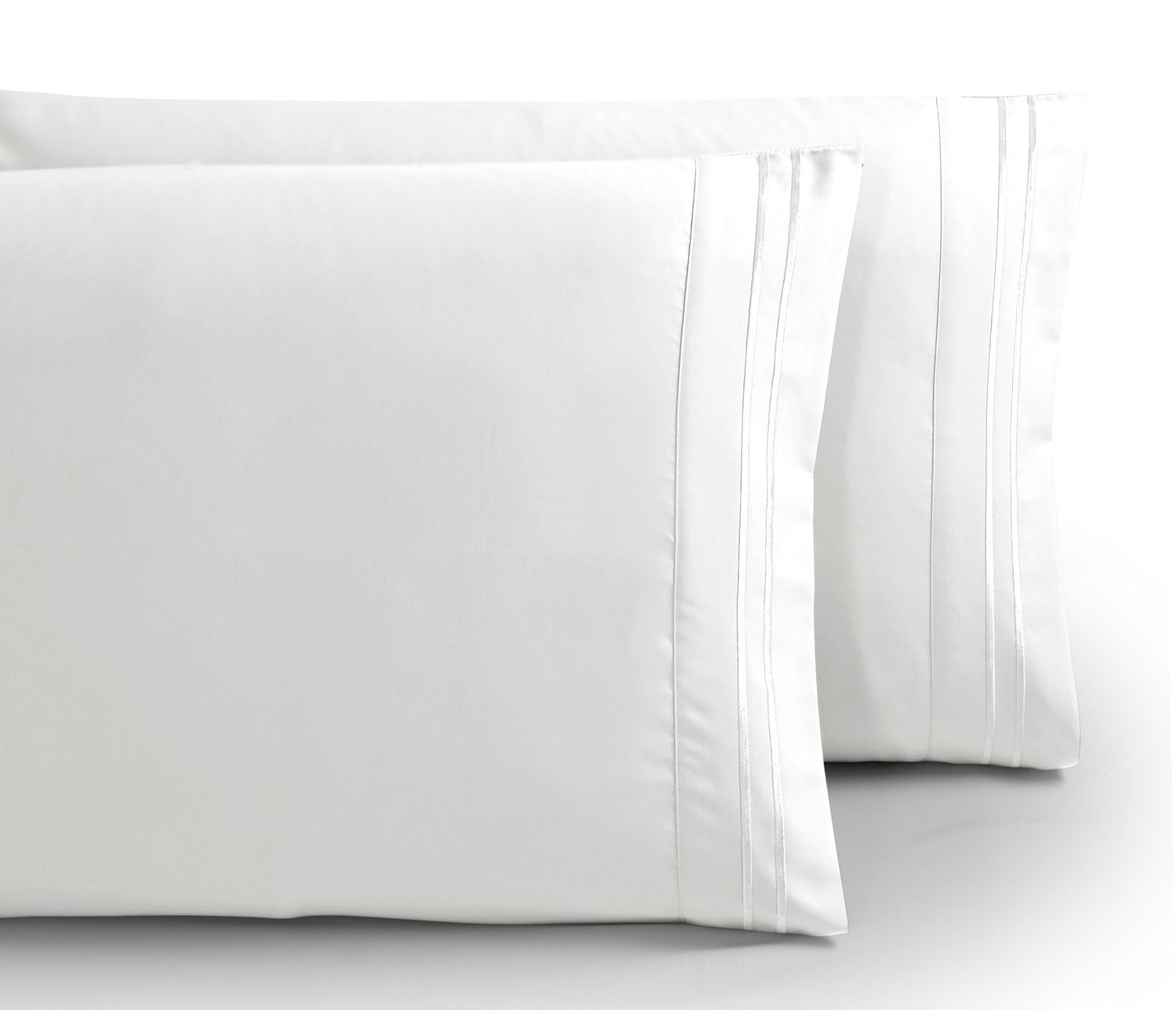 Ensemble de draps en microfibre solide 4 pièces