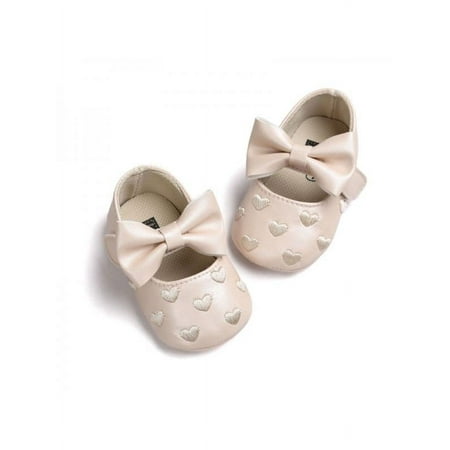 

Newborn Baby Girl Soft Crib Shoes Infants Anti-slip Sneaker Prewalker 0-18M