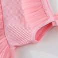 thumbnail image 5 of WIBACKER Toddler Baby Girl Valentine Party Princess Dress Ruffle Sleeveless Summer Tutu Dresses Tiered Ruffle with 3D Heart Tulle Sundress 1-6Y, 5 of 7