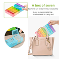thumbnail image 3 of Prichor XL Large Weekly Pill Organizer – 4 Times a Day, 7-Day AM/PM Pill Box – Big Compartments, 28-Day Monthly Medication Organizer for Fish Oils, Vitamins, Supplements, 3 of 10