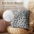 thumbnail image 3 of Vintage Pillow Covers 18x18 Inch Set of 2 Black Floral Block Print Outdoor Decorative Throw Pillows Neutral Pattern Pillowcases Square Cushion Covers for Couch Home Decor, 3 of 3