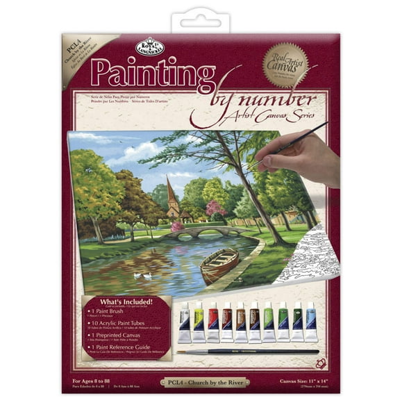 Paint By Number Kits, 11" x 14"