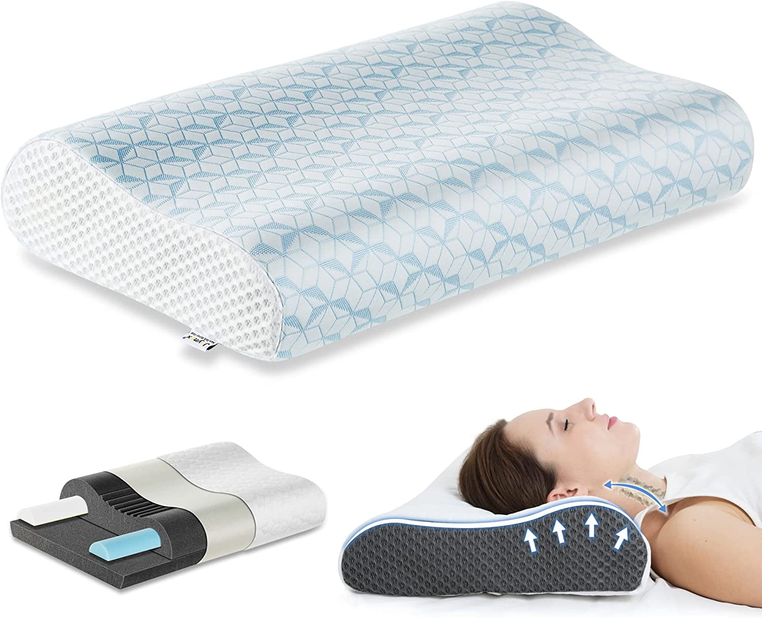 non memory foam contour pillow