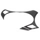 thumbnail image 5 of Cubierta embellecedora del botón del volante, decoración interior del coche, compatible con Serie 3 E90 2006-2012, estilo de fibra de carbono, negro brillante, 5 of 9