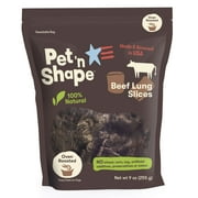 Pet 'n Shape All Natural USA Beef Lung Bites Dog Treats (Various Sizes)