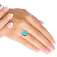 thumbnail image 2 of 925 Sterling Silver Ring Natural Smithsonite Handmade Jewelry, 2 of 6