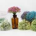 thumbnail image 6 of Wisdom Artificial plants,16pcs Babys Breath Artificial Flowers for Decoration Fake Gypsophila Bouquet for Flower Arrangement Light,Purple, 6 of 8