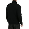 thumbnail image 5 of Kallspin Men's Turtleneck Sweaters Wool Blend High Neck Pullover Sweaters(Black,3X-Large,Tall), 5 of 7