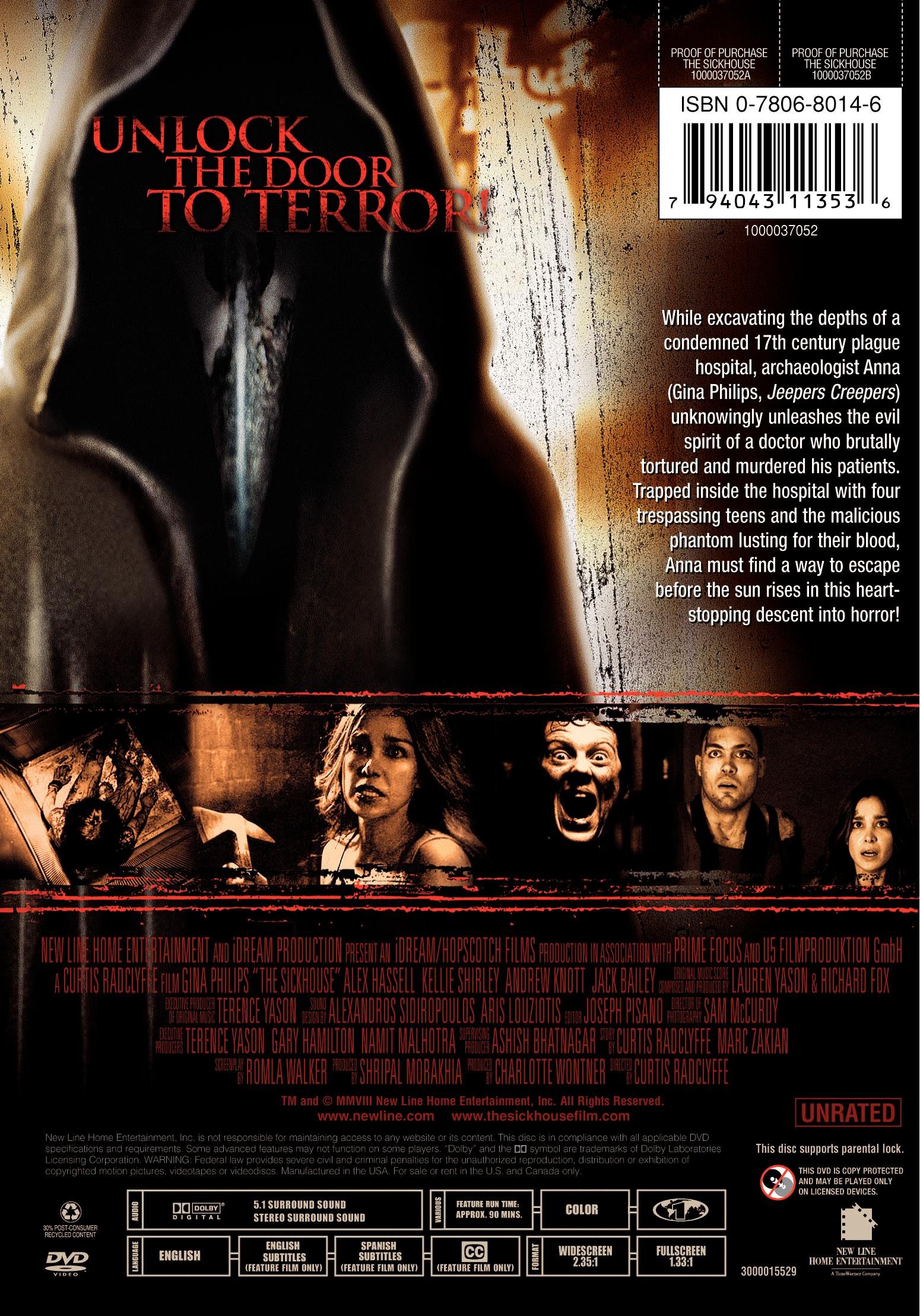 The Sickhouse (DVD), New Line Home Video, Horror - image 2 of 2