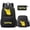 03, variant on New cartoon anime yellow elf lightning rat cool 3D print large-capacity lightweight durable student backpack, shoulder bag, and pencil case three-piece set