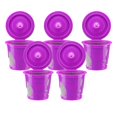 thumbnail image 1 of Tazas de Filtro de Café para El Hogar, Piezas de Repuesto, Accesorios Recargables, Reutilizables para Hotel, Hogar, Cocina, Picnic 5 filtros de café. BLESIY Filtros de café, 1 of 8