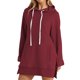 thumbnail image 3 of TaTaai Women's Long Sleeve Hoodie, Round Neck Drawstring Blouse, Soft Gradient Fabric, Perfect for Casual Wear, Daily Activities and Loungewear Gift, 3 of 6
