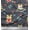 Slate Gray, variant on Soimoi Cotton Duck Fabric Leaves,Floral & Owl Kids Printed Craft Fabric by The Yard 42 Inch Wide