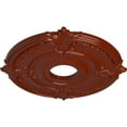 thumbnail image 3 of Ekena Millwork 18"OD x 4"ID x 5/8"P Attica Ceiling Medallion (Fits Canopies up to 5"), Hand-Painted Firebrick, 3 of 6