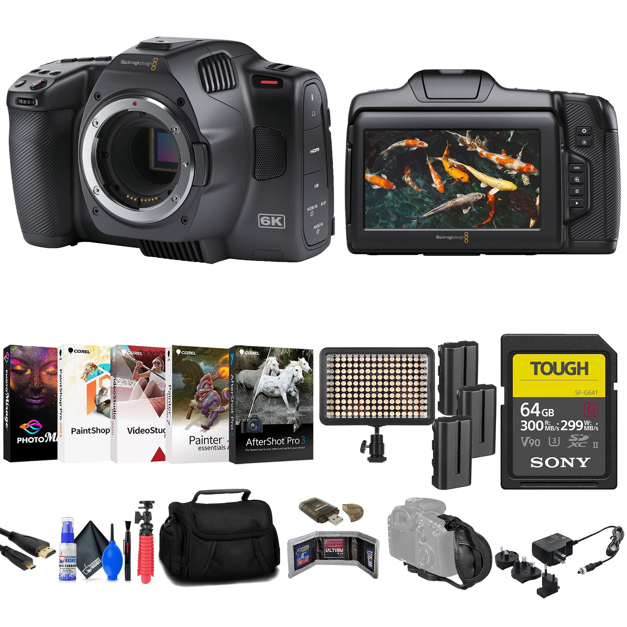 Blackmagic Design Pocket Cinema Camera 6K G2 + 64GB SF-G Tough