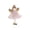 Pink, variant on 3-Style Christmas Angel Hanging Ornament,Lace Sequin Skirt Metal Bell Cloth Figurine,Multicolor Holiday Decor,1-Count