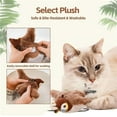 thumbnail image 5 of 2026 Upgrade Cat Meowdy Bird Toy, Flapping Bird Cat Toy, Interactive Chirping Bird Cat Toy, Simulated Chirping Sparrow with Flapping Wings, Plush Cat Toy for Indoor Cats, 5 of 8
