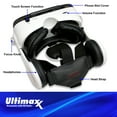 thumbnail image 6 of Virtual Reality Headset with Headphones, 3D Goggles for Android & iPhone – Black, 6 of 6
