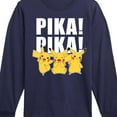 thumbnail image 3 of Pokémon - Pika! Pika! - Youth Long Sleeve Graphic T-Shirt, 3 of 5