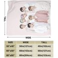thumbnail image 3 of J-Hope Blanket Super Soft Blanket, Light Plush Bed Blanket, Suitable For Adults, 3 of 5